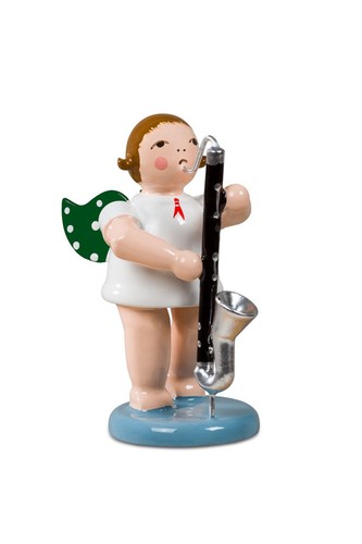 Engel mit bassklarinette - engel,