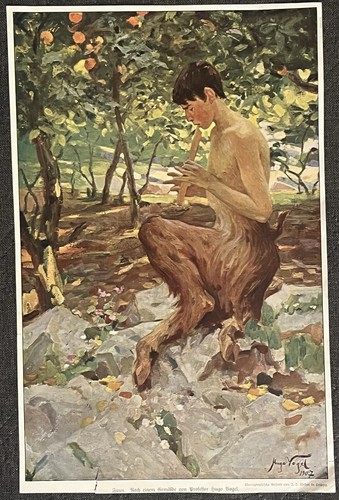 Hugo vogel faun 1907 - 1907, antiker