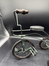 antikes Dreirad aus Eisen und Holz um 1900 - B2.6U