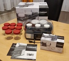 Cuisinart YM400E Joghurtbereiter 2 in 1 Joghurt und Frischkäse, viele Gläser