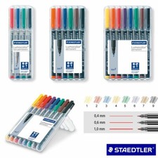 STAEDTLER Folienstift Lumocolor S F M im Etui permanent non-permanent [Etui wähl