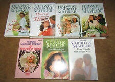 7  Hedwig Courths-Mahler Heimat und Romantik Romane, 4x Gebunden, 3x TB - bk367