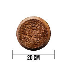 Holz Palisade Beet Einfassung gefast Umrandung Rasenkante Garten - KDI Braun