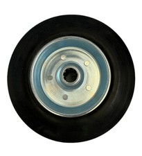 Rad Vollgummi 80 100 125 160 200 250mm Ersatzrad Rolle schwarz Rollenlager