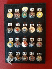 Chunk Click Button Druckknopf mit Steinen zum aussuchen für Armband Ring Kette