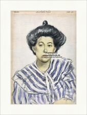 Titelseite der Nummer 21 von 1908 Theophile Alexandre Steinlen Frau Jugend 3644