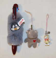 NICI Konvolut Mehrfachkugelschreiber Pinguin - Schlüsselanhänger Nilpferd Katze