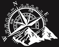 Kompass Aufkleber Wohnmobil