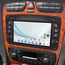 Für Mercedes C/CLK/G Klasse W203 W209 Vito Autoradio Carplay Android 15 GPS 64GB