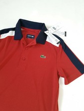 Herren Lacoste Piqué Polos Rot Farbe Gr. XS/S Neu