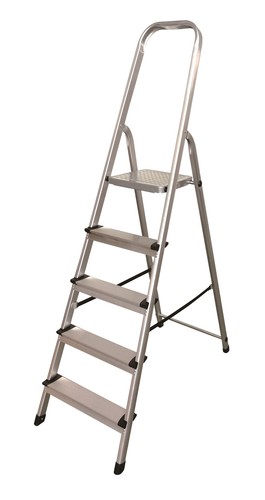 Alu stufenstehleiter - alu,