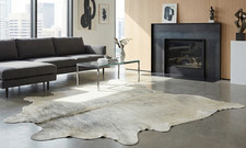 KUHFELL STIERFELL EXOTIC GRAU