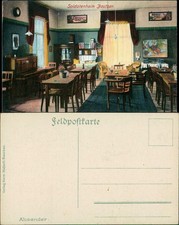 Ansichtskarte Bautzen Budyšin Aufenthaltsraum - Soldatenheim 1916