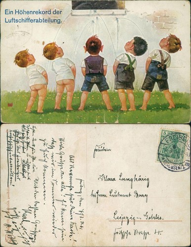 Jungen scherzkarte ein - jungen,