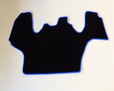 Fußmatte Teppich schwarz blau