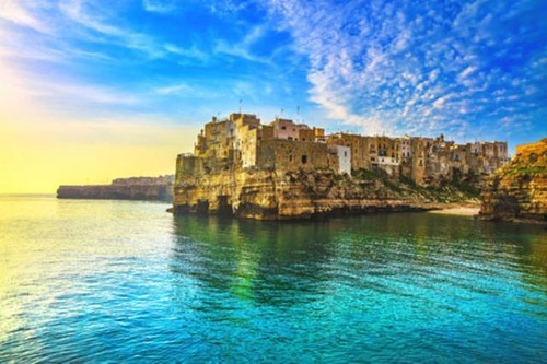 Wandbild polignano a - wandbild:,