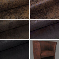 Lord Vintage Antik Rustikal Polsterstoff Möbelstoff Bezugs-Stoff Lederoptik