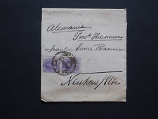 Orgi. Ganzsache Zeitung Banderole Alfonso der XIII. Spanien - Neuhaus/Elbe