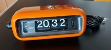 Bosch UDW2 Klappzahlenwecker Orange 70er Jahre