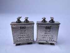 2x Vintage ERO Elko 0,1uf 250V Kondensator neu High End Audio Klangfilm