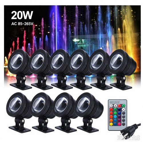 10x led rgb - 10x,