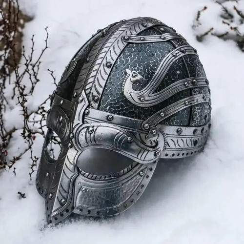 Handgefertigter wikingerhelm - handgefertigter,