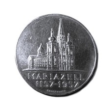 25 Schilling Österreich 1957 Mariazell Silber 800