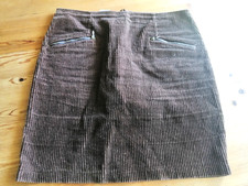 H&M Hennes Collection Rock Mini Cordrock Gr. 40 braun kurz