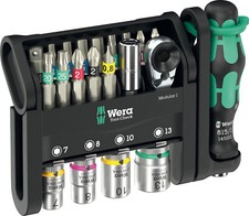 Wera Tool-Check Modular 1 Werkzeug Set 21-tlg. Schraubendreher Steckschlüssel