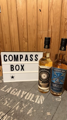 Compass box whisky - box,
