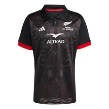 Māori All Blacks 2025/26 Herren Heimtrikot Rugby-Trikot Größen S-5XL