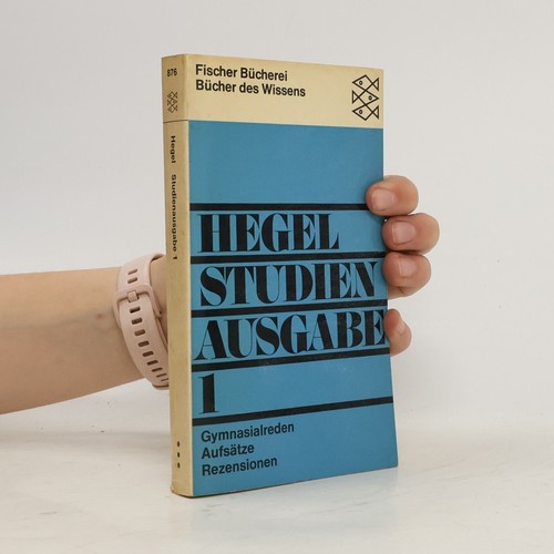 Hegel studien ausgabe - ausgabe, 1 