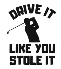 Drive it Golf Aufkleber Auto