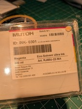 Mutoh Tinte Ink-0301 magenta  Eco Solvent Ultra Ink RJ60U-22-MA mit 220ml Inhalt