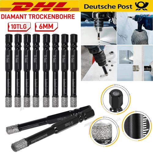 10tlg diamant trockenbohrer - 10tlg,