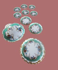 Oscar Schlegelmilch Obst-, Konfektschalen mit Goldrand, Set