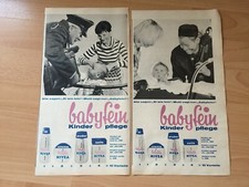 2 x ORIGINAL WERBUNG REKLAME