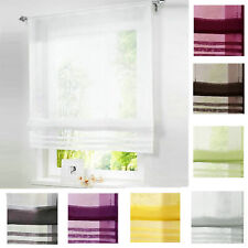 Voile Raffrollo Unifarbige