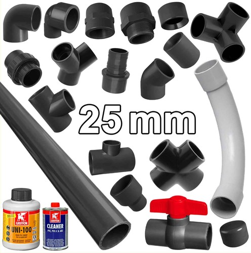 25mm pvc klebe fitting pool - klebe,