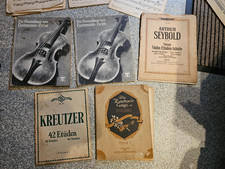 Konvolut antiquarische Noten Hohmann-Heim Geige Violine Schulen
