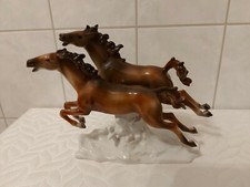 Wallendorf Porzellan Figur - Pferde - Pferdepaar -