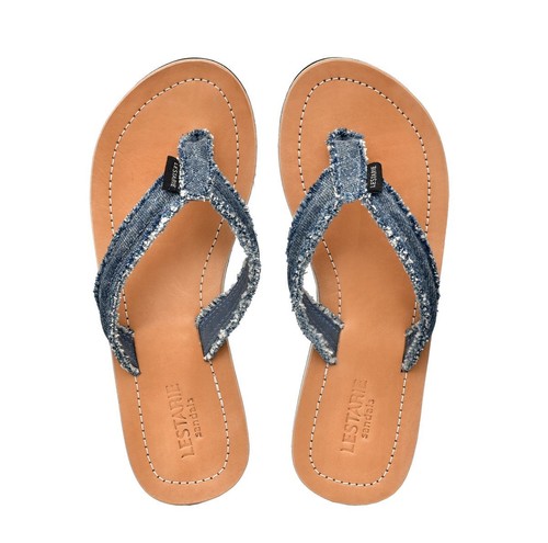 Lestarie damen leder - damen, flipflops
