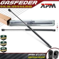 2x Gasfeder Heckklappe Dämpfer 475 mm 370N für Opel Corsa C Kasten F08 F68 00-09