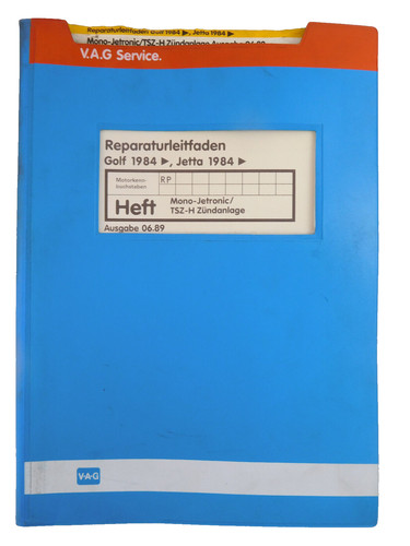 Reparaturleitfaden golf 8l - golf, 1,8l