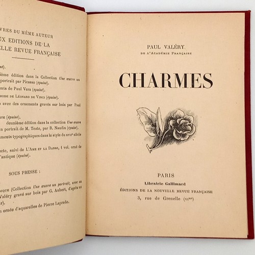 Charms paul valéry - paul,
