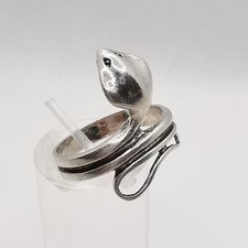 King Cobra Snake Ring 925