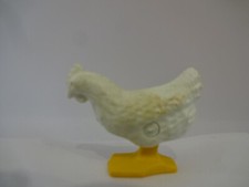 Sammel & Spielfigur " Bauernhoftiere " Weißes Huhn