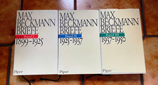 Max Beckmann: Briefe. 1899 - 1950. 3 gebundene Bände, 1993