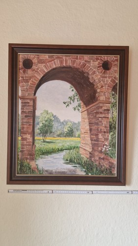 Heyme ölgemälde viadukt - s.heyme, Ölgemälde,
