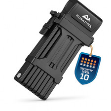 Faltschloss 120 cm 10 Stufe Fahrradschloss  extra lang für 1-2 Fahrräder wie neu